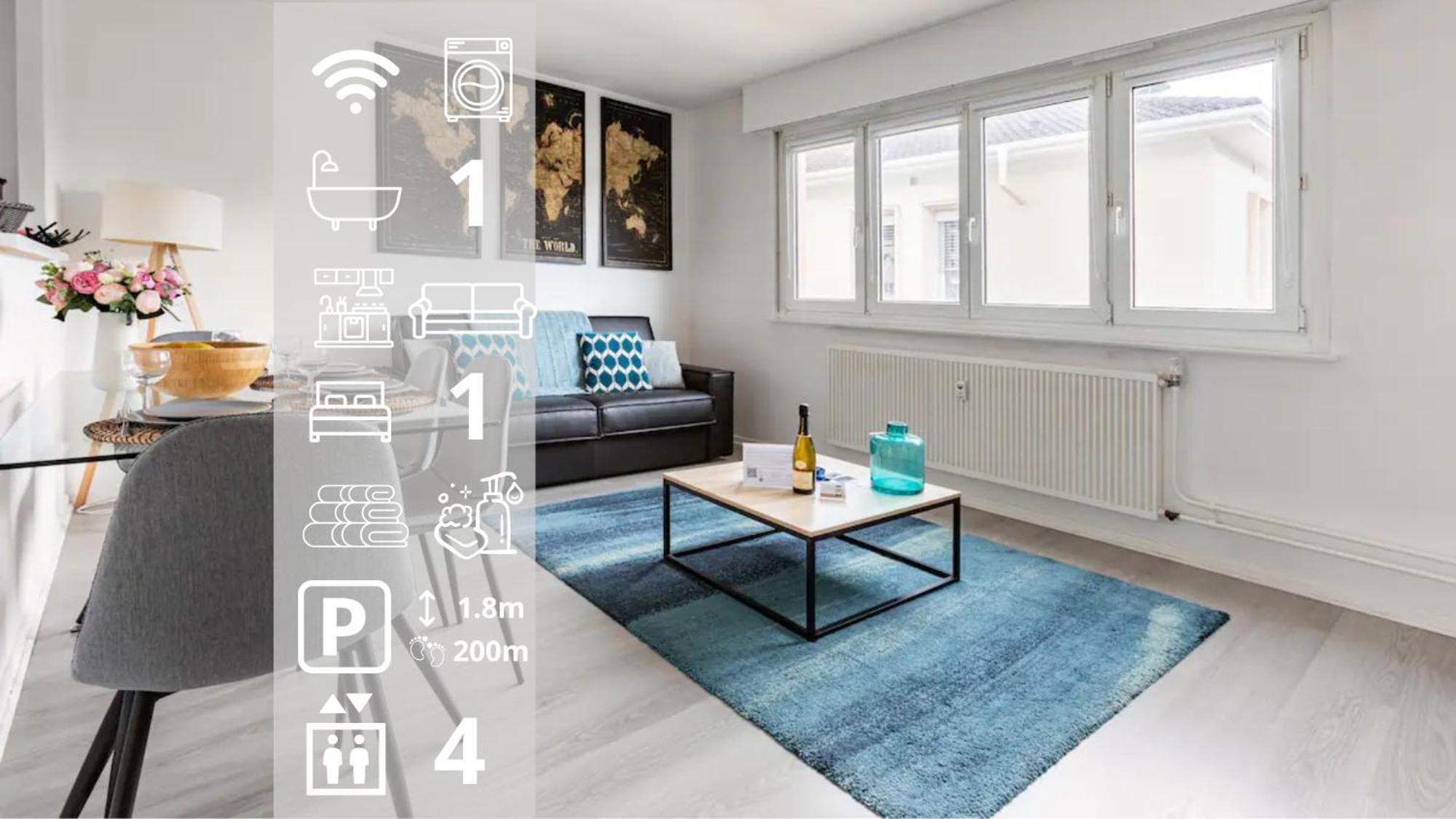 Ferienwohnung L'Etoile Du Nord - 1 Parking Gratuit Colmar Exterior foto